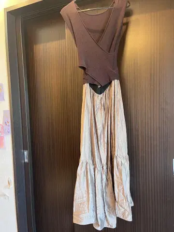 브라운 원피스