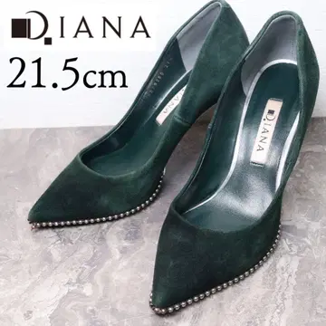 DIANA 다이애나 21.5 스웨이드 펌프스 스틸레토 그린