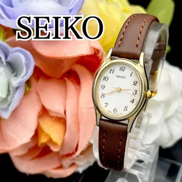 작동 손목시계 SEIKO 세이코 여성용 벨트 새상품 새 배터리 H46