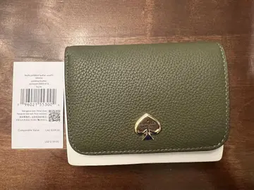 kate spade 미니 지갑 카키