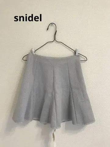 snidel 미니 스커트 그레이 S