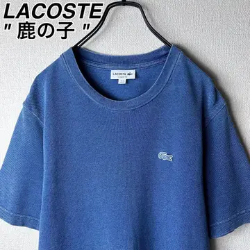 LACOSTE 카노코 인디고 염색 티셔츠 라코스테