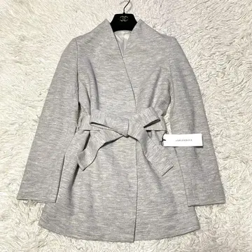 새상품급 택 포함 la SPLENDINA 벨트 코트 그레이 계열