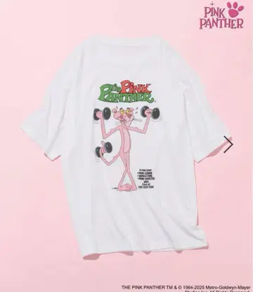 니코앤드 CHARACTER PRINT T-SHIRT 핑크 팬서