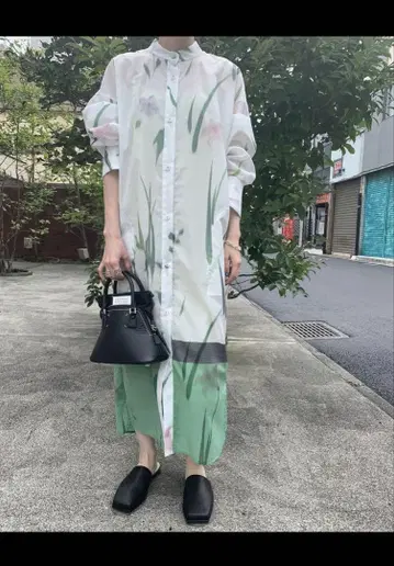 Mame Kurogouchi KASURI Jacquard Shirt