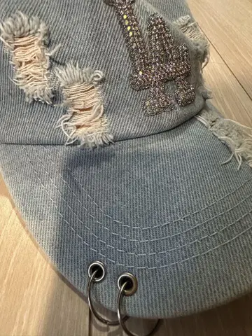 다저스 데님 야구 모자