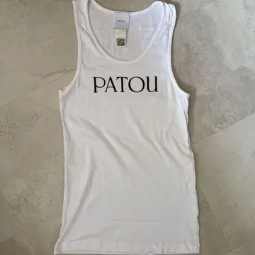 PATOU 화이트 탱크탑 S