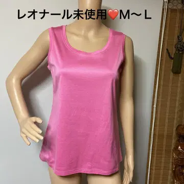 미사용 택 없음 레오나르 M~L 핑크 계열