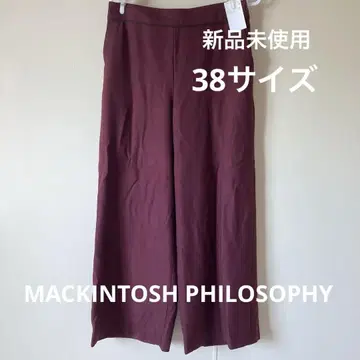 MACKINTOSH PHILOSOPHY 버건디 와이드 팬츠 38