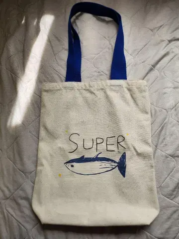 SUPER TUNA BTS JIN 토트백