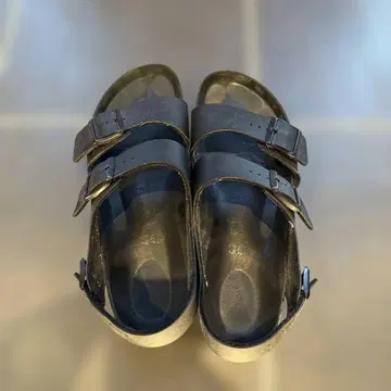 Birkenstock 애리조나 블랙 샌들 2본 벨트