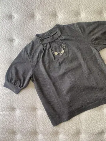 UNITED ARROWS 그레이 탑스 목걸이 포함