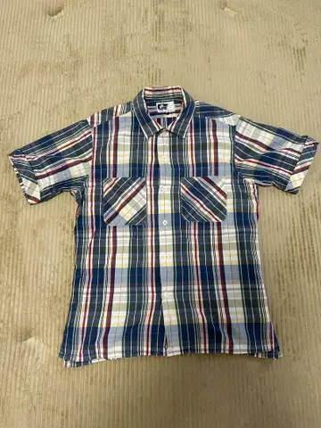 Engineered Garments 반팔 체크 셔츠 M 사이즈