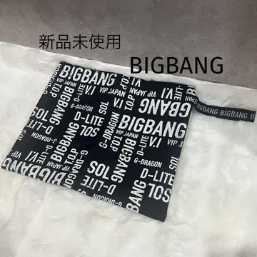 BIGBANG 로고 지퍼 파우치 A4 사이즈