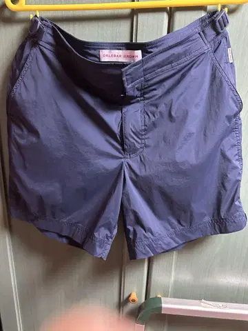 ORLEBAR BROWN 네이비 수륙 양용 나일론 팬츠