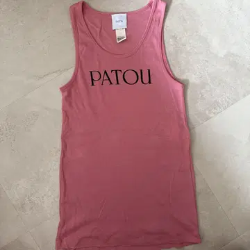 PATOU 핑크 탱크탑 S