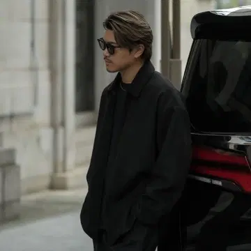 슈어 블루종 BRUSHED JERSEY ZIP BLOUSON 블루종