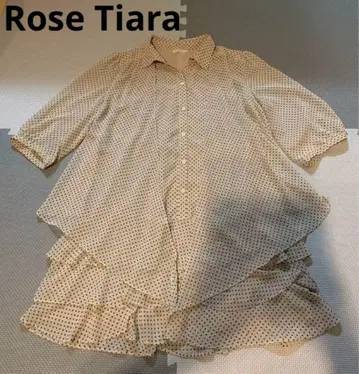 Rose Tiara 로즈 티아라 도트 무늬 튜닉 사이즈 42