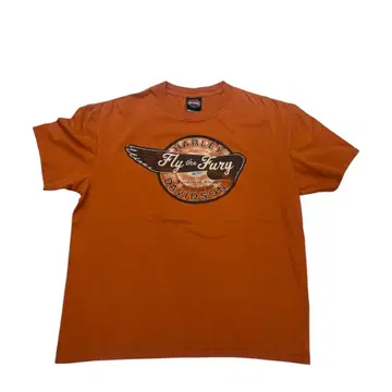 Harley Davidson Fly the Fury 티셔츠 오렌지