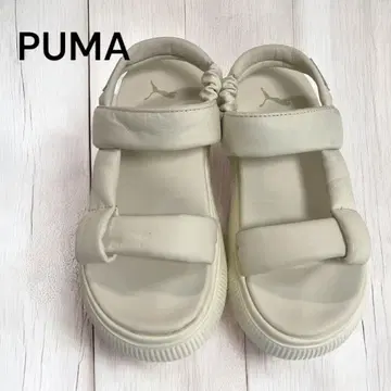 PUMA 푸마 우먼 스웨이드 마유 썸머 샌들 플랫 샌들 23cm
