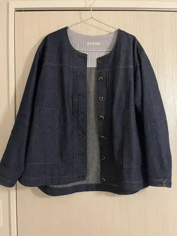 아이보리 비즈 바지 자켓