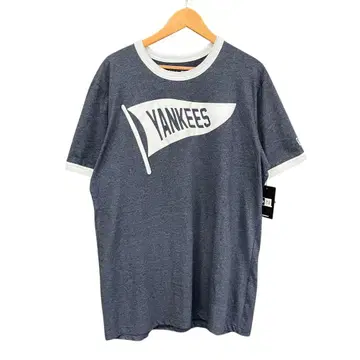 새상품 NEW ERA 뉴욕 양키스 링거 티셔츠 L 사이즈