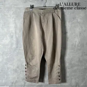L'ALLURE deuxieme classe 조퍼스 팬츠 N1216