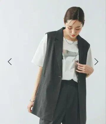 GLOBAL WORK 관리가 쉬운 셋업 베스트 블랙 레귤러