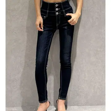 스키니 데님 하이 웨스트