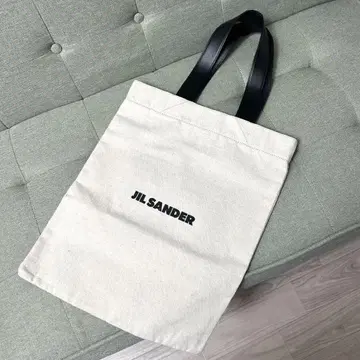 JIL SANDER 에코백 베이지 캔버스