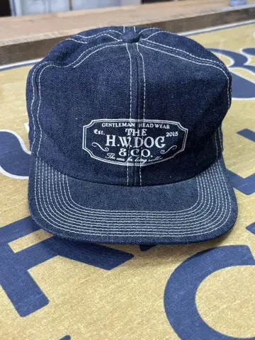 H.W. DOG & CO. 데님 워크 캡 1회 착용