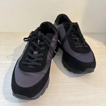 블랙/퍼플 스니커즈