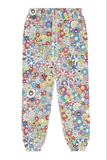 무라카미 다카시 Multi-Color Flowers Sweat Pants
