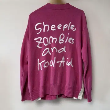 Sacai x MADSAKI 가디건 핑크