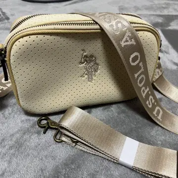 U.S.POLO.ASSN 유에스 폴로 숄더백 여성용 베이지