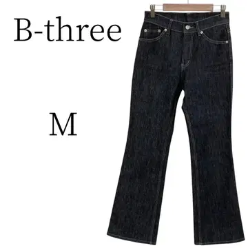 새상품급 B-three 비쓰리 블랙 데님 청바지 (스트레이트) M