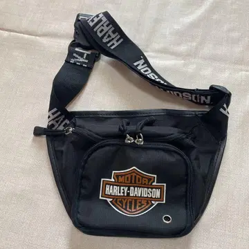 새상품급 HARLEY-DAVIDSON 바디백 블랙