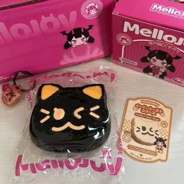 mellojoy 스퀴즈 구-구- 토스트 시리즈 검은 고양이