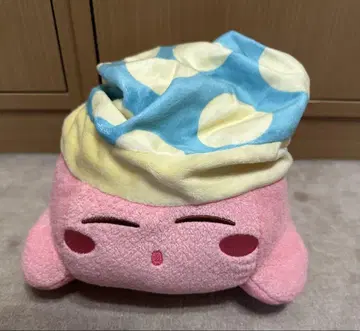 커비 모자 봉제 인형 약 20cm