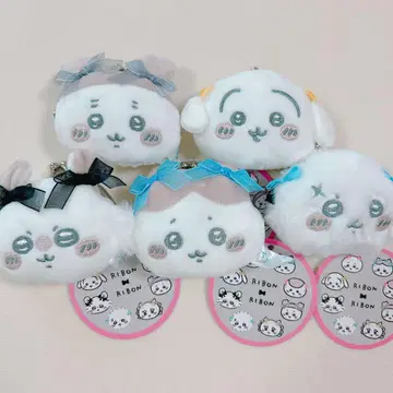 치이카와 미니 동전 지갑 리본 토끼 하치와레 모몽가 게 5종 세트
