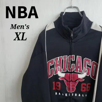 [레어] NBA 트랙 자켓 XL 블랙 빅 로고