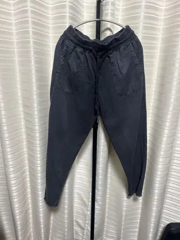 ZARA 다크 그레이 사루엘 팬츠 허리밴딩