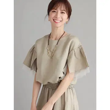FENNEL 튤 쓰리 린넨 브라우