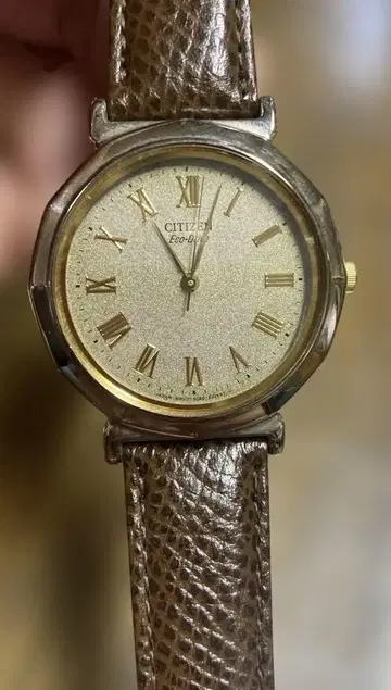 Citizen Eco-Drive 손목시계 솔라 골드 used
