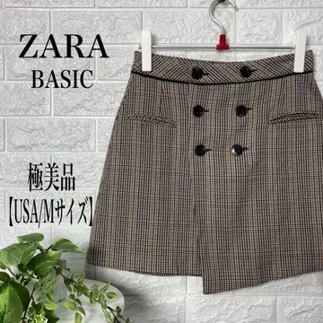 ZARA 체크 무늬 미니 스커트 [ USA/M 사이즈 ] 컨디션 최상