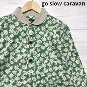 go slow caravan 고슬로우캐러밴 7부 소매 풀오버 셔츠