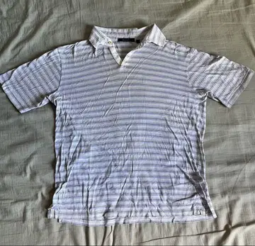 Zegna spors 스트라이프 피케 셔츠 XS