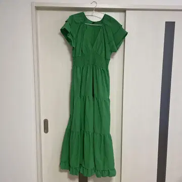 SHEIN 그린 롱 원피스 L