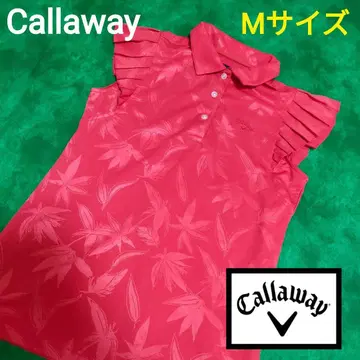 Callaway 소매 플리츠 피케 셔츠 M