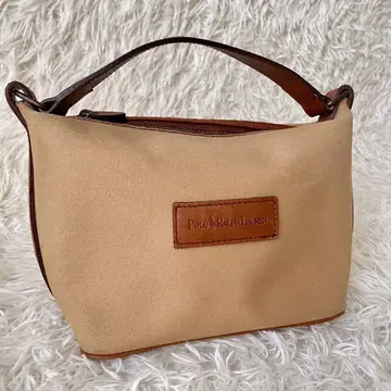 Polo Ralph Lauren 핸드백 메이크업 파우치 베이지